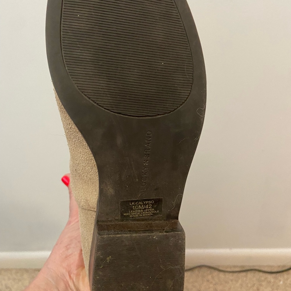 Lucky brand, Camel color boots Size 10